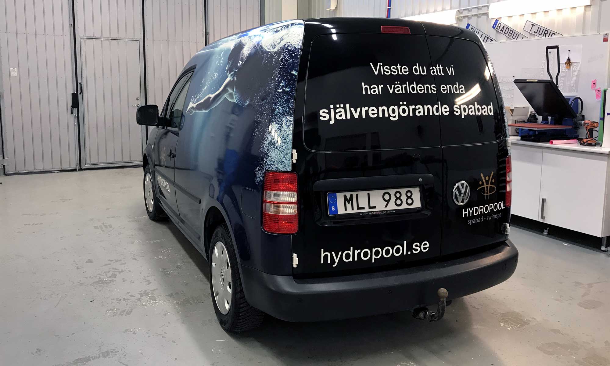 CADDY HYDROPOOL – utfört uppdrag