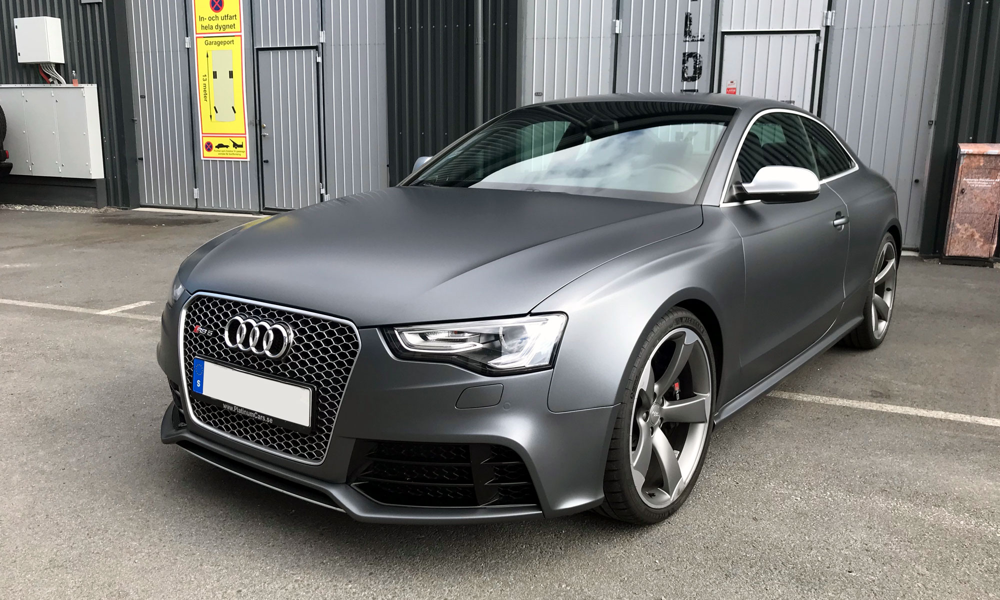 AUDI RS5 – utfört uppdrag